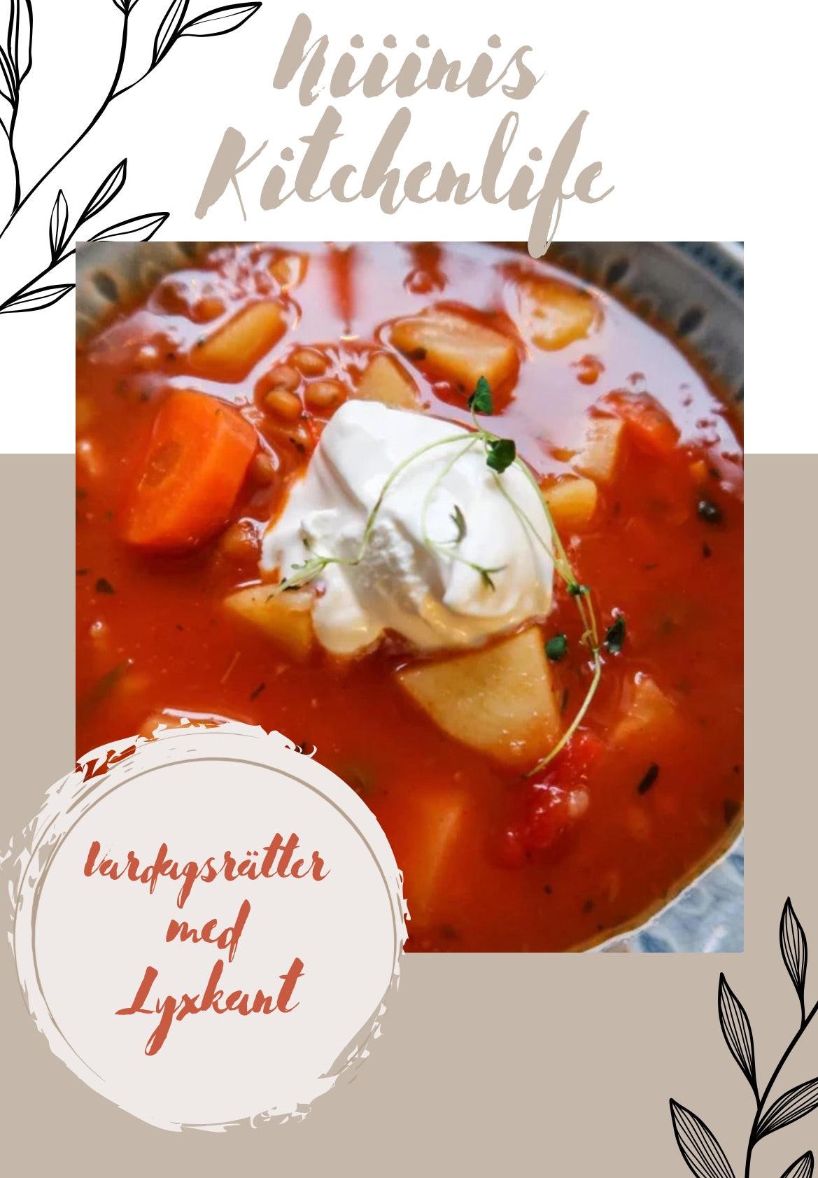 Niiinis Vardagsrätter med Lyxkant